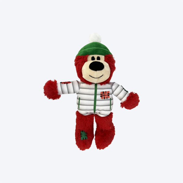 KONG Holiday Wild Knots Bear Rope Dog Toy - Assorted - Image 2