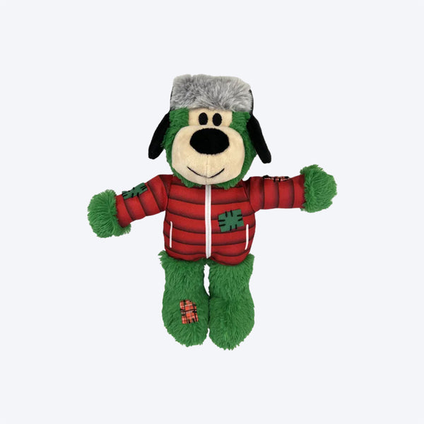 KONG Holiday Wild Knots Bear Rope Dog Toy - Assorted - Image 3