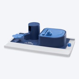 Trixie Poker Box Vario Strategy Game Interactive Toy For Dogs - Blue & White