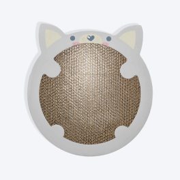 Trixie Hamster Junior Scratching Cardboard With Catnip Cat Scratcher - Light Grey