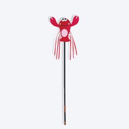 FOFOS Thrill & Chase Moving Lobster Catnip Interactive Toy For Cat - Red