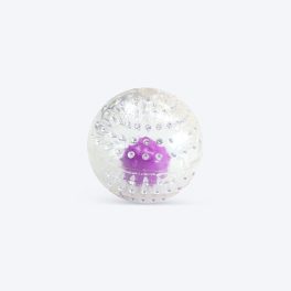 Petstages Nubbiez Treat & Squeak Ball Interactive Dog Toy - Purple - L