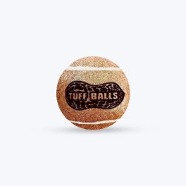 Petsport Tuff Balls Junior Dog Toy - Peanut Butter (Pack Of 2)