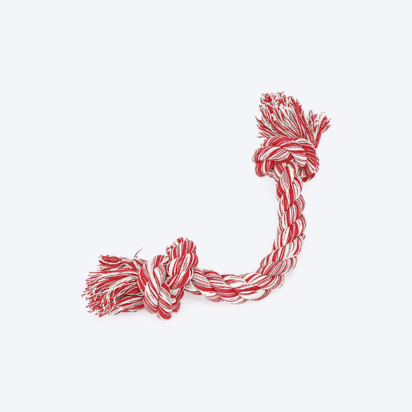 Better Than Basics Dog Rope Toy with Two Knots - Pink