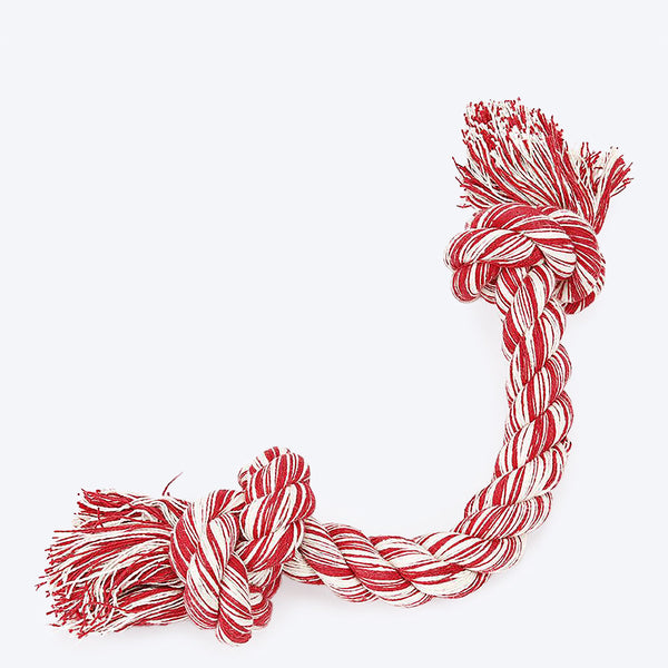 Better Than Basics Dog Rope Toy with Two Knots - Pink - Image 2