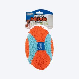 Chuckit Indoor Fumbler Dog Toy - Orange & Blue