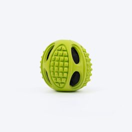 HUFT Crinkly Rubber Ball Chew Toy For Dog - Green