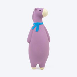 TLC Big Belly Horse Squeaky Chew Toy For Dog - Purple