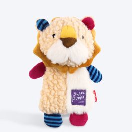 GiGwi Suppa Puppa Lion Squeaker Inside Dog Plush Toy - S