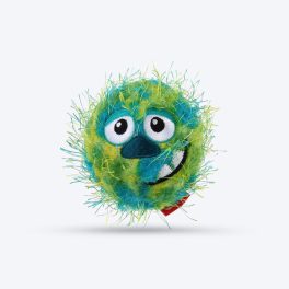 GiGwi Plush Friendz Dog Toy Crazy Ball