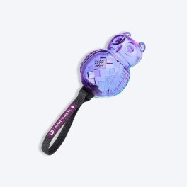 GiGwi Push To Mute Dog Chew Toy - Owl (Transparent) - Blue/Purple