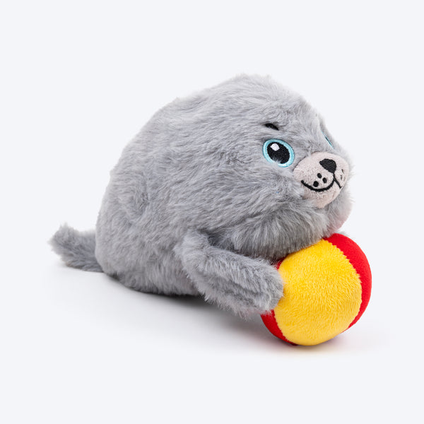 HUFT Sandy The Seal Plush Toy For Dog - Grey - Image 4