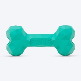 Barkbutler Chu The Bone Squeaky Chew Toy For Dog - Green - L