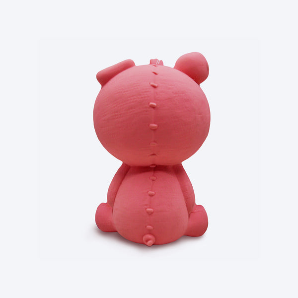 FOFOS Pig Latex Bi Squeaky Chew Toy For Dog - Pink - S - Image 3