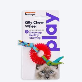 Petstages Dental Kitty Chew Wheel Cat Toy