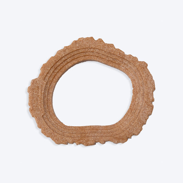 Petstages Dogwood Ring Dog Chew Toy - XS - Brown