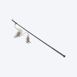 Trixie Interactive Cat Toys with Catnip - Playing Rod With Fish